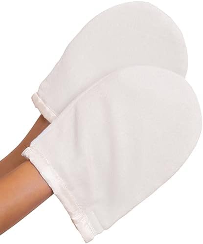 ForPro Professional Collection Thermal Mitts for Paraffin Heat Therapy Spa Treatments, Insulates and Retains Heat, Fits All Hand Sizes, White, One-Pair ForPro Professional Collection