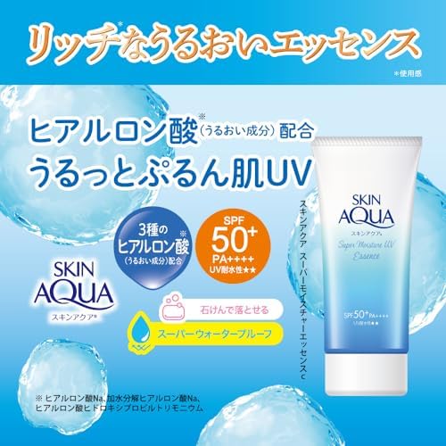 SKIN AQUA Super Moisturizing UV Essence 80g / 2.8 oz 2023 version 2.82 Ounce (Pack of 1) SKIN AQUA