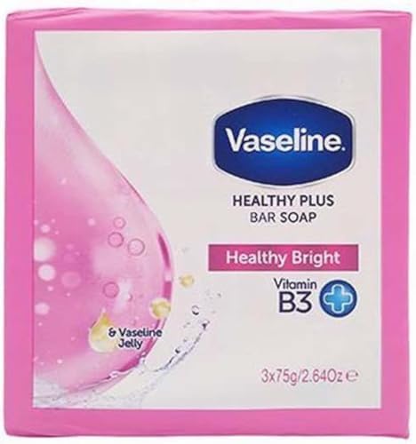 Vaseline Healthy Plus Bar Soap Healty Bright - 3 x 75 gram Vaseline