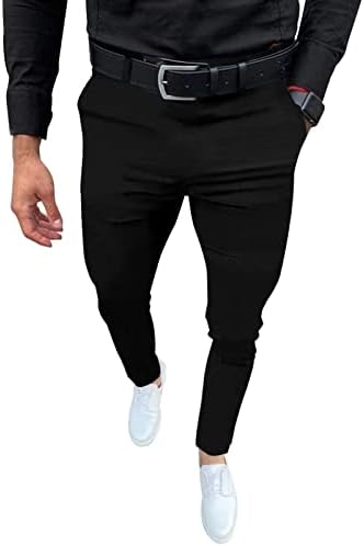 Мужские элегантные стретчевые брюки slim fit Percle для бизнеса и гольфа Percle