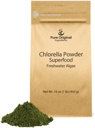 PURE ORIGINAL INGREDIENTS Chlorella Powder (8 Ounce) PURE ORIGINAL INGREDIENTS