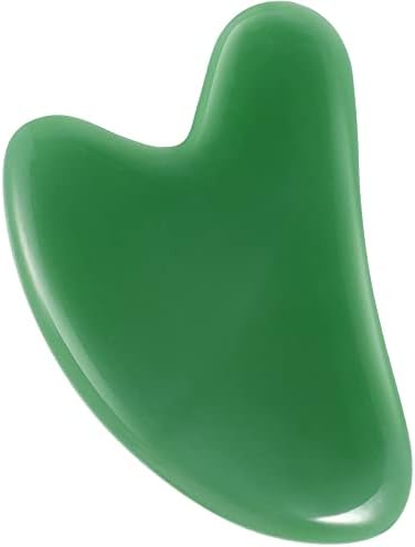 Gua Sha Facial Tool Natural Jade Stone Guasha Board for SPA Acupuncture Therapy Trigger Point Treatment Gua Sha Scraping Massage Tool AGFELO