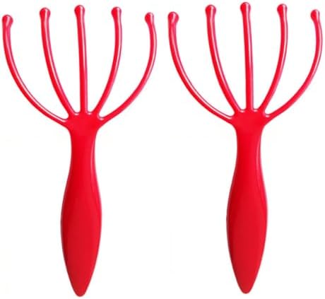 Head Massager - 2pcs, Hand held Scalp Massager, Deep Relaxation & Stress Suitable for Home, Office and Travel Karpedda