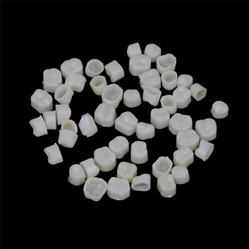 Temporary Fake Tooth Cap Crown Veneers, 120 Pieces Front Back Anterior and Molar Posterior Teeth with Tooth Repair Thermal Beads Cap Filler for Teaching or DIY Geodurn