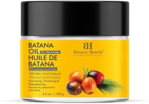 Botanic Hearth Batana Oil for Hair Growth - Batana Butter (3.5 fl oz) | Deeply Nourishing & Revitalizing Hair & Skin Care Botanic Hearth