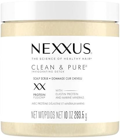 Nexxus Sulfate-Free Hair Scrub Exfoliating Scalp Scrub To Nourish & Clarify Silicone, Dye, & Paraben Free Hair Scrub 10 oz Nexxus