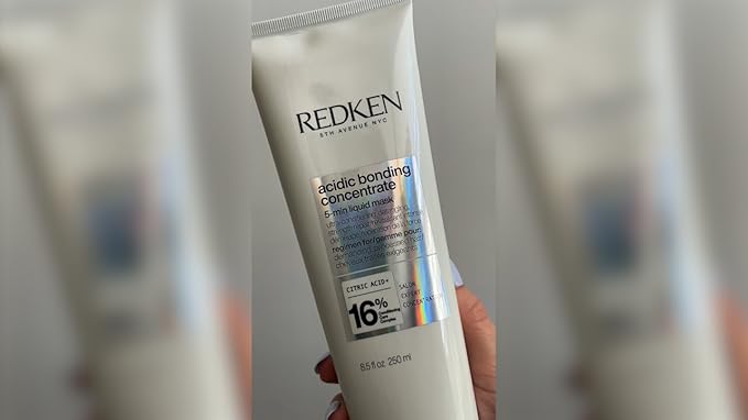 REDKEN Bonding Hair Mask for Dry, Damaged Hair Repair | Acidic Bonding Concentrate | Hydrating 5 Minute Liquid Hair Mask | For All Hair Types Redken