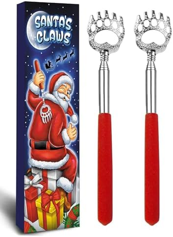 Back Scratcher Extendable Stocking Stuffers Gifts for Men Women Adults Teens Gift for Who Have Everything Womens Mens Dad Christmas Mom Grandma Him Her Stuffer Husband Ideas Boyfriend Adult Father Man ZALIK