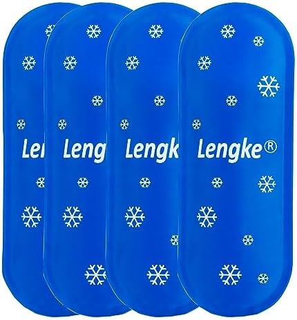 TSA Approved Ice Packs 4 pcs, Upgraded Reusable Ice Packs for Insulin Cooler Travel Case Leng Ke