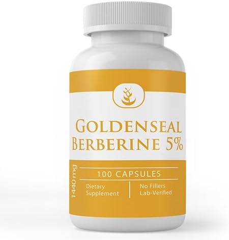 Pure Original Ingredients Goldenseal Berberine, Always Pure, No Additives Or Fillers, Lab Verified (100 Count) Pure Organic Ingredients