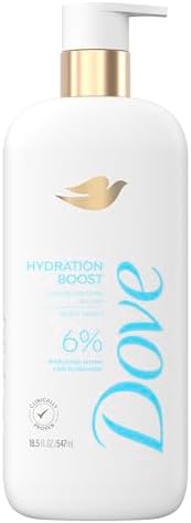 Dove Body Wash Hydration Boost Actively drenches dry skin 6% hydration serum with hyaluronic 18.5 oz Dove