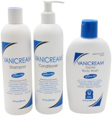 Vanicream Shampoo Conditioner And Gentle Body Wash 12 Ounce Each Vanicream