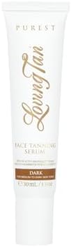 Loving Tan Purest Face Tanning Serum NEW, Medium - Sunless Tanner Made From 97% Certified Organic & Naturally Derived Ingredients, 5+ Self Tanner Applications, Cruelty Free, Vegan Friendly - 1 Fl Oz Loving Tan