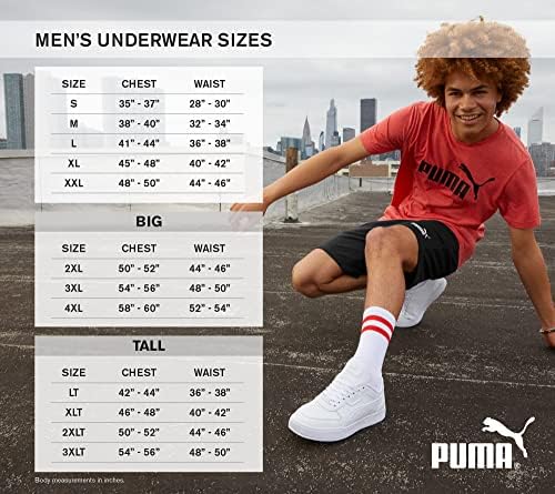 Мужские боксёры большого размера PUMA, 3 шт., спортивная посадка, влаговыводящая ткань Puma