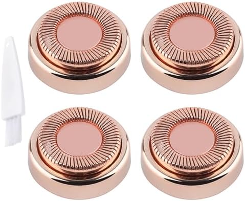 4PCS Facial Hair Remover Replacement Heads Facial Hair Removal Tool for Women, 18K Gold-Plated Rose Gold, First Generation Generic