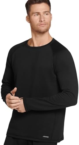  Базовая Майка Jockey Grid Fleece Thermal Long Sleeve Crew Jockey