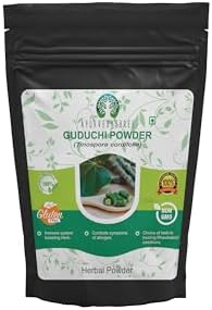 Guduchi Powder (Порошок) 100 Gm I Giloy Powder I Ayurvedic Herbal Immune Support I Supports Immune System I Tinospora Cordifolia Powder I Non GMO I Gluten Free I 100% Natural AYURVEDASHREE