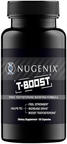 Nugenix T Boost - Free Testosterone Booster Supplement for Men, 90 count Nugenix