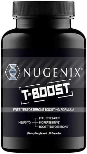 Nugenix T Boost - Free Testosterone Booster Supplement for Men, 30 Count Nugenix