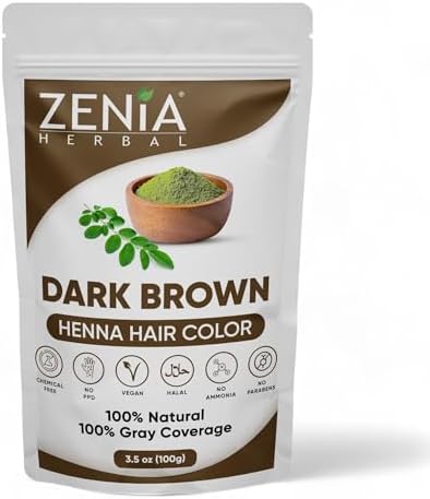 Zenia Natural Henna Hair & Beard Color/Dye | Chemical Free, Ammonia Free, Cruelty-Free, Vegan | Gray Hair Coverage | (3.5oz) 100g (Blonde) Zenia