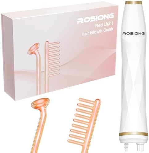 Hair Growth Comb - Rosiong Red Light Therapy Hair Growth Device Comb for Hair Loss And Alopecia Rosiong