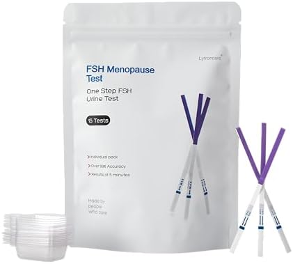 FSH Menopause test 15 Pack, Prerimenopause Rapid Test Strips（Urine) /menopause test kit at home Reliable & Accurate Generic