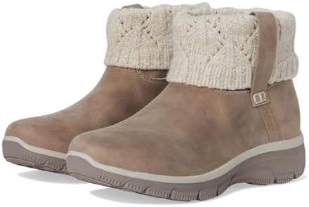 Удобные ботинки SKECHERS Easy Going - Cozy Weather 2 из веганской кожи с искусственным мехом Skechers