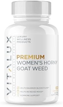 VITALUX || #1 RATED Premium Women's 9-in-1 Horny Goat Weed || Female Health, Mood, Optimize Blood Flow | Ultra Dosed Formula w/ 8 Powerful Ingredients | 3rd Party Tested + USA Made - 60 Capsules (Капсулы) EPN Supplements