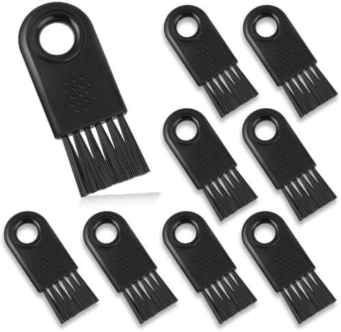 8 Pcs Shaver Cleaning Brush Electric Shaver Cleaning Brush Hair Remover, Razor Cleaner Nylon Hair Brush Cleaning Brush Set for Electric Hair Clippers(Black) KALIONE