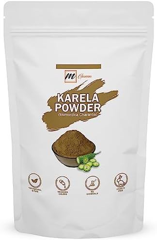 100% Natural Karela/Momordica Charantia/Bitter Melon Powder for Holistic Wellness 0.22 lbs / 100 GMS MGanna