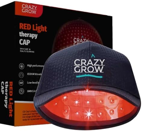 Laser Therapy Cap for Hair Regrowth, Red Light Therapy Cap, Laser Hair Growth System Hair Loss Treatments for Men & Women Hair Regrowth Treatments Laser Cap Kadielona