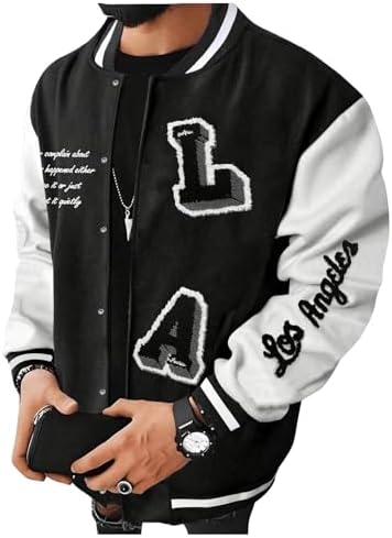 Мужская Бомбер SOLY HUX Varsity Jacket с Принтом и Цветными Блоками SOLY HUX