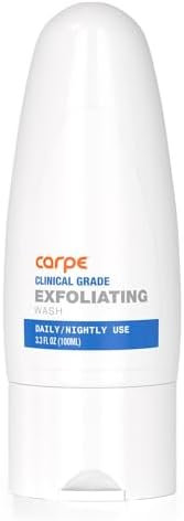 Carpe Exfoliating Foot Scrub - Odor Protection Feet Exfoliator Scrub & Foot Odor Eliminator for Feet - Improves Foot Antiperspirant Performance - Minty Fresh Foot Wash For Women & Men Carpe