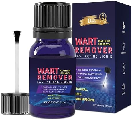 Fast-Acting Wart Remover Freeze Off: Salicylic Acid Wart Freeze Off for Plantar, Genital, Common, and Flat Warts - Wart Removal for Foot, Hand, and Body Warts - Safe for Men and Women All Skin Types Dcsily