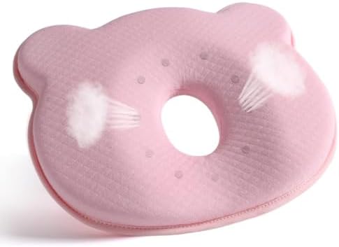 New Portable Memory Foam Donut Soft and Cozy Pillow (Pink-c) Prеvents FΙat - Shapеs Maternity Hеad Pillows(Pink-c) Generic