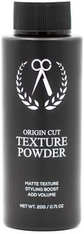 Texture Powder, 0.71 oz, Matte Styling Boost, Add Volume, Black Origin Cut