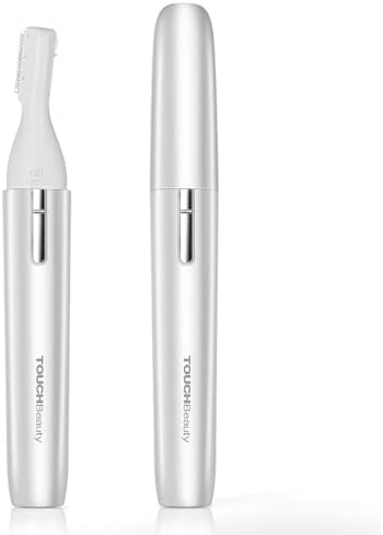 TOUCHBeauty Eyebrow Trimmer- Face Shaver for Women, 2 in 1 Painless Precision Eyebrow Razor for Face Chin Neck, Upper-Lip, Peach-Fuzz,Body TOUCHBeauty