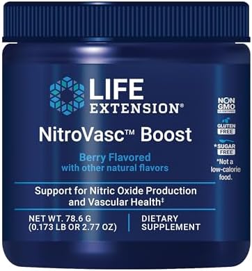 NitroVasc Boost, добавка для улучшения кровообращения, 1500 мг L-аргинина, 30 порций Life Extension