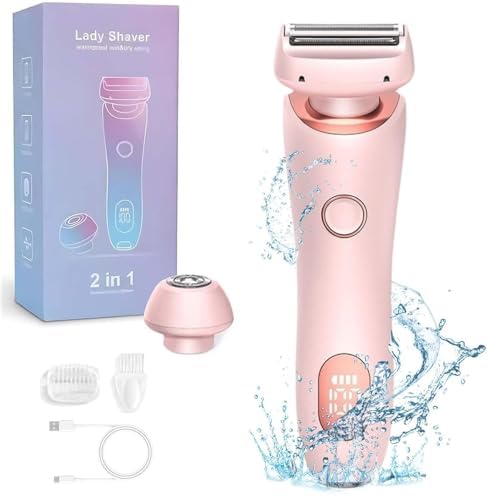 Dusk Razor for Women,The Glide Pro 3.0 Razor,Duskofficial Razor,Dusk Glide Pro 3.0, Electric Shaver for Women,Wet and Dry, Painless Hair Removal, Removable Head(Blue) ZRW