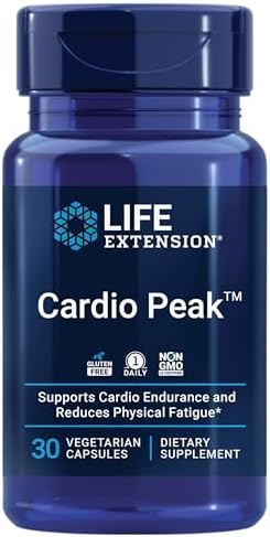 Life Extension Cardio Peak, Cardiovascular Supplement, Heart Health, arjuna, 1-Daily, Gluten Free, Non-GMO, Vegetarian, 30 Capsules (Капсулы) Life Extension