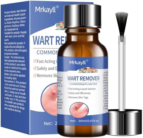 Fast-Acting Wart Remover Gel with Freeze Off Technology - Genital, Common Warts & Plantar wart Remover for Feet, Skin & More (NDC Code：83809-005-01) Mrkayll