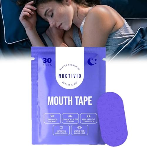 Noctivo Mouth Tape for Sleep Apnea, Noctivo Mouth Tape, Sleep Mouth Tape Breathable, Mouth Tape for Sleep Apnea Better Sleep (1 Bag) Generic