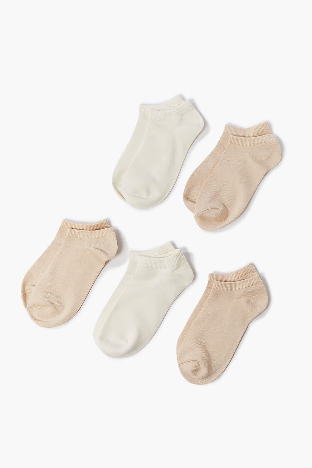 Knit Ankle Socks - 5 Pack FOREVER21