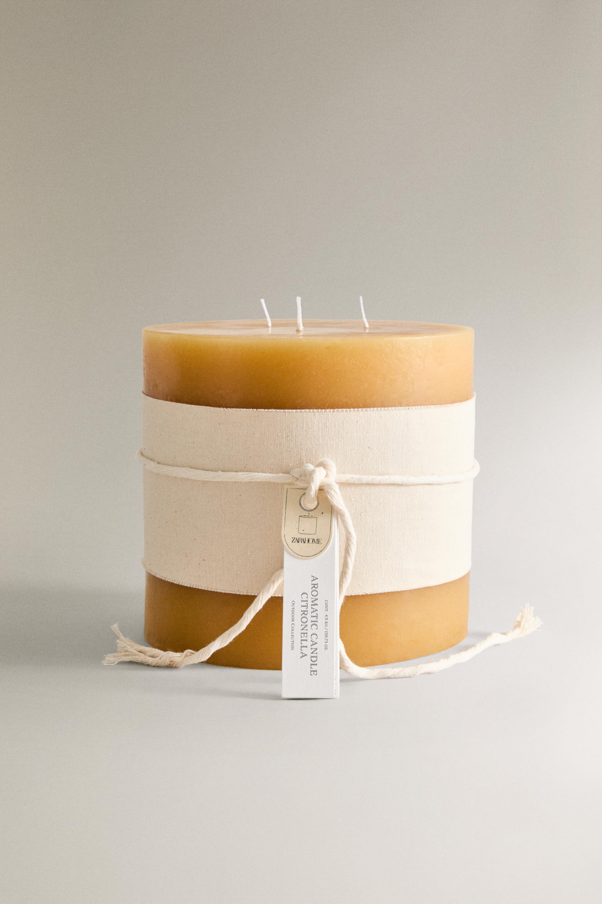 (4500 G) CITRONELLA SCENTED CANDLE Zara Home