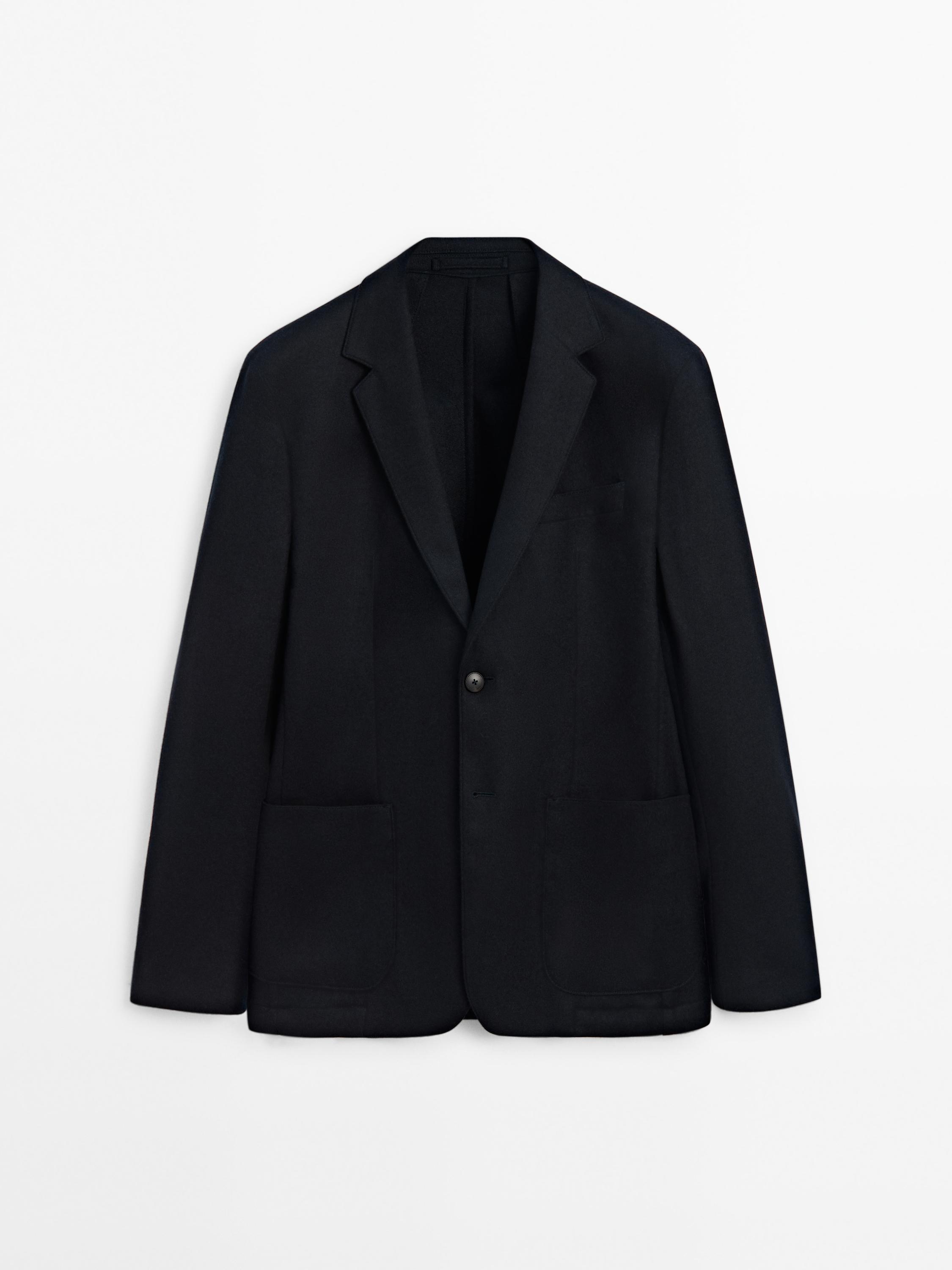 100% wool flowing blazer Massimo Dutti