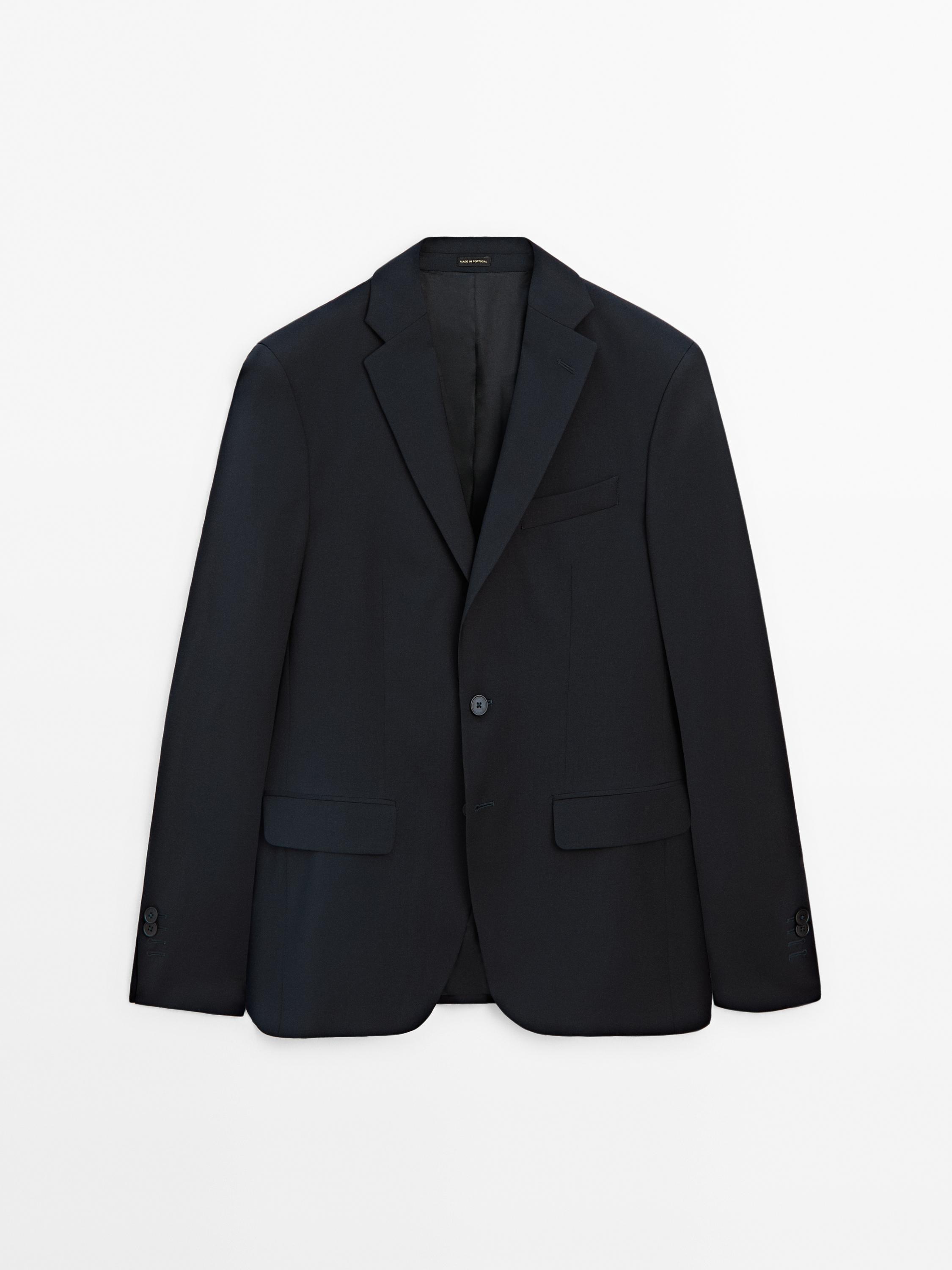 100% wool suit blazer Massimo Dutti