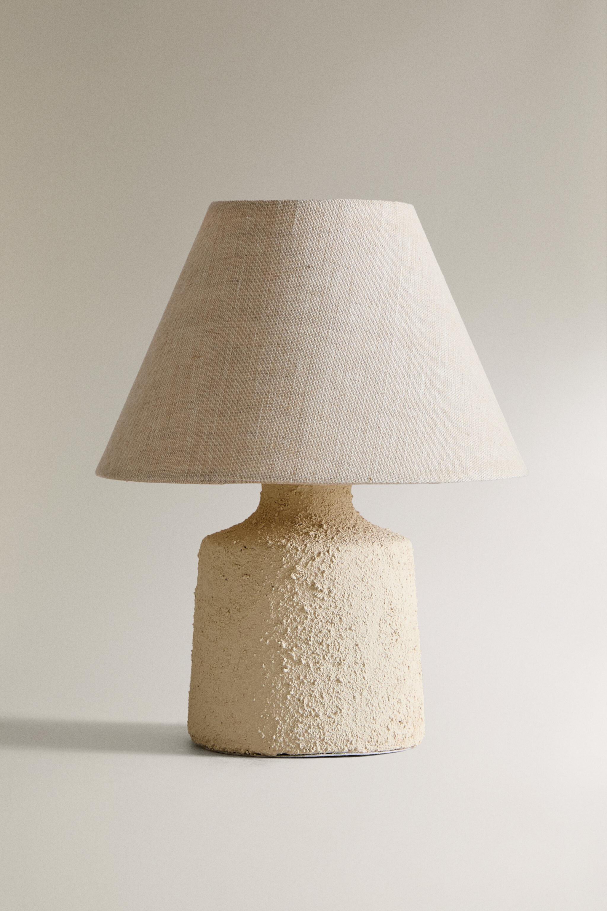 BEIGE TABLE LAMP Zara Home