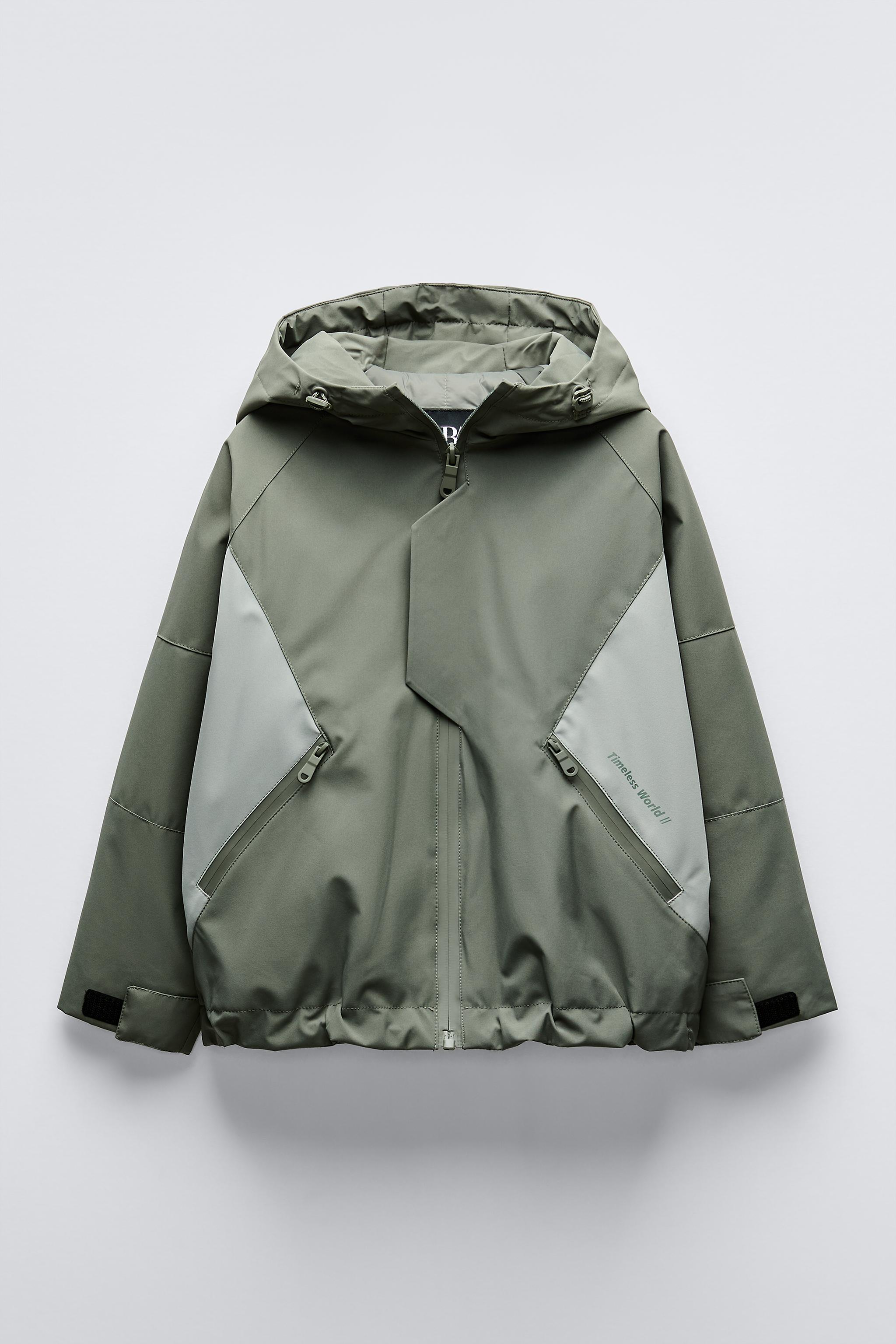  Плащ и Дождевик Zara BLOCK COLOR RAINCOAT ZARA