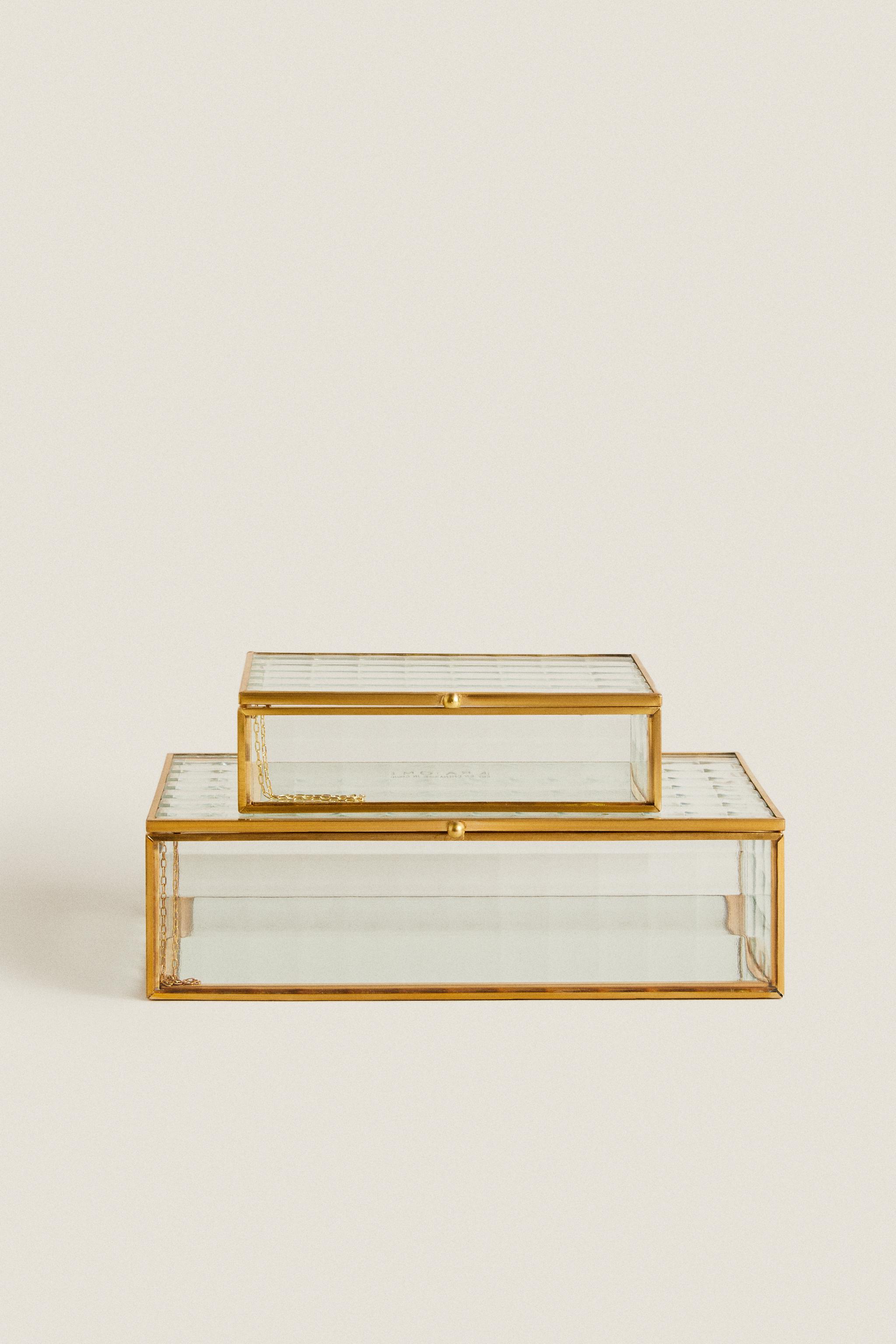 BOX WITH GOLDEN RIM Zara Home