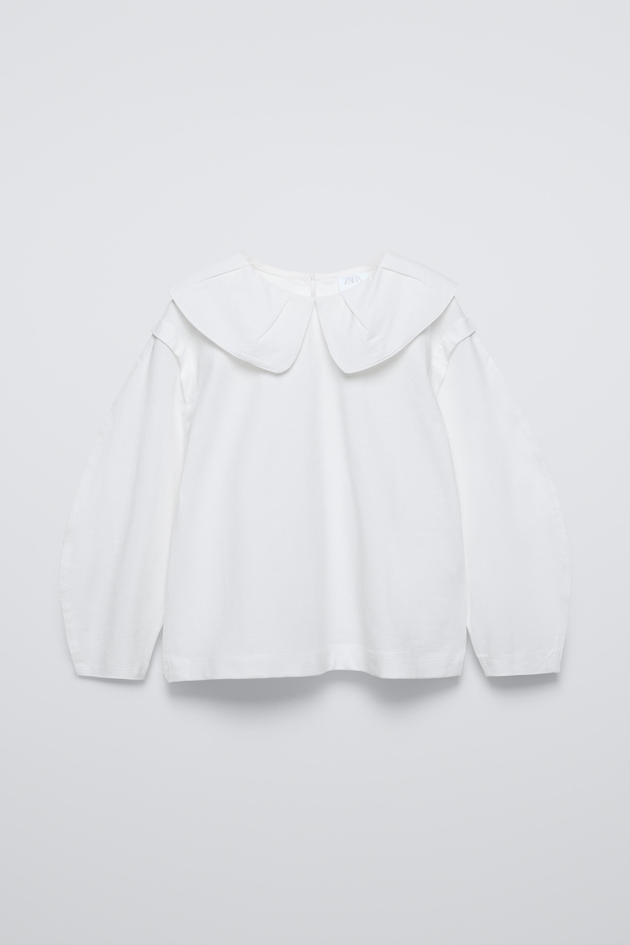 Детская Блузка ZARA DART COLLAR T-SHIRT ZARA - ZARA KIDS